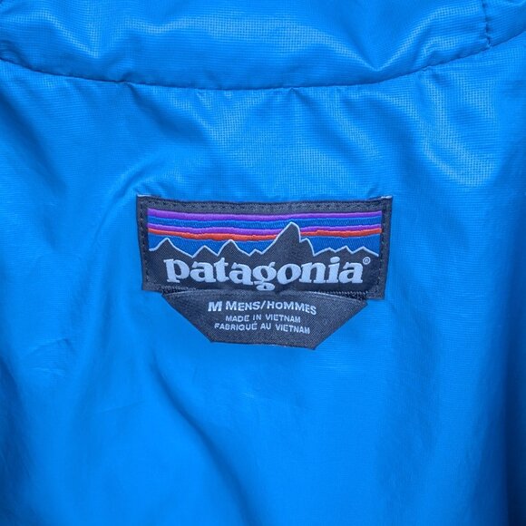 LIKE NEW Patagonia Blue Men's Nano Puff® Hoody Size M - Picture 7 of 9